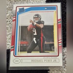 2024 Panini Donruss #308 Michael Penix Jr. Rated Rookie Atlanta Falcons